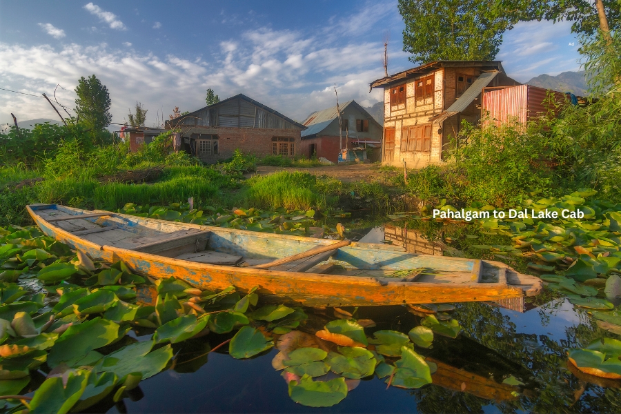 Cab From Pahalgam to Dal Lake